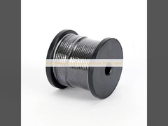 304 Fios de aço inoxidável preto revestido de PVC