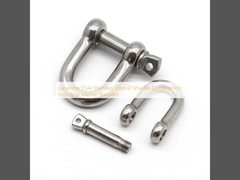 Estilo japonês aço inoxidável D algemas Construção Industrial algemas marinhas