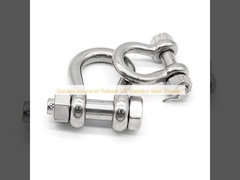 Licença de seguro duradouro 316 algemas de aço inoxidável